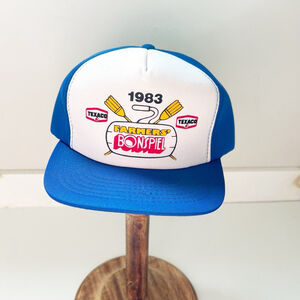 Vintage 80’s Farmers’ Bonspiel Texaco Trucker Cap Snap Back Retro Farmer Cap